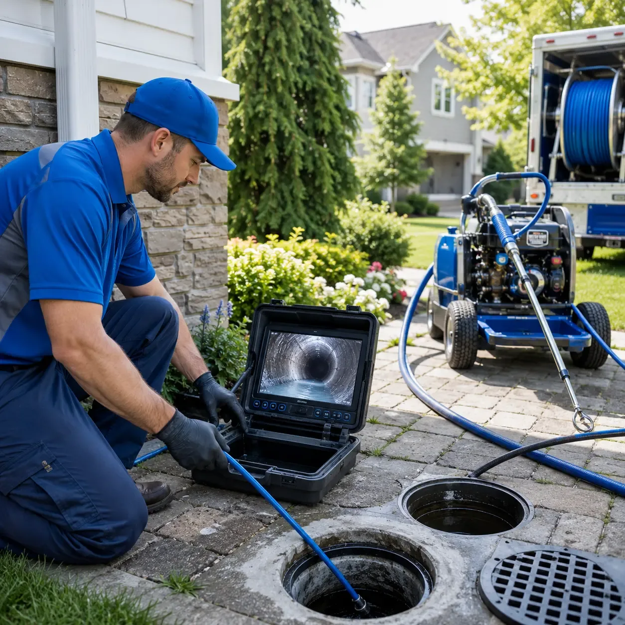 Outdoor drain cleaning professionals serving Delano, CA