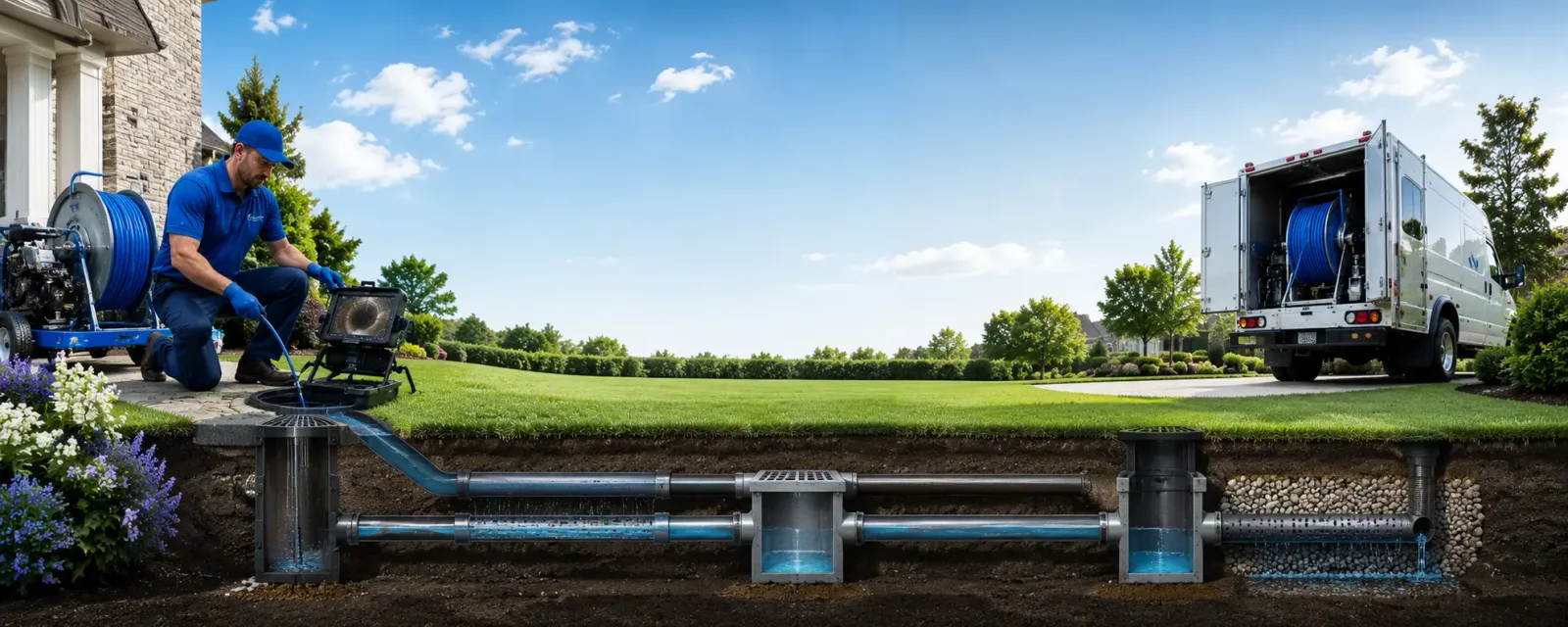 Outdoor drain cleaning information for Delano, CA